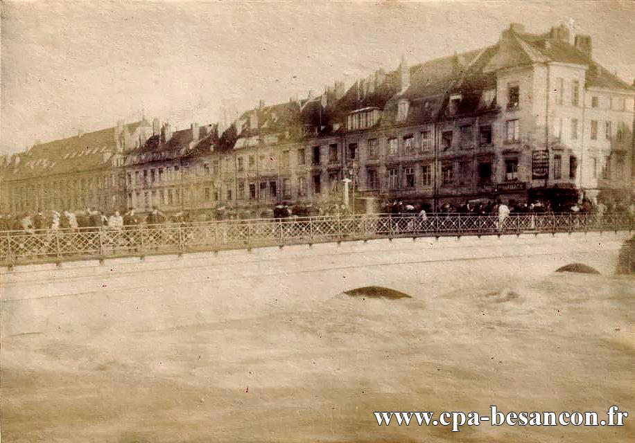 BESANÇON - Inondations au pont Battant - 28 décembre 1882